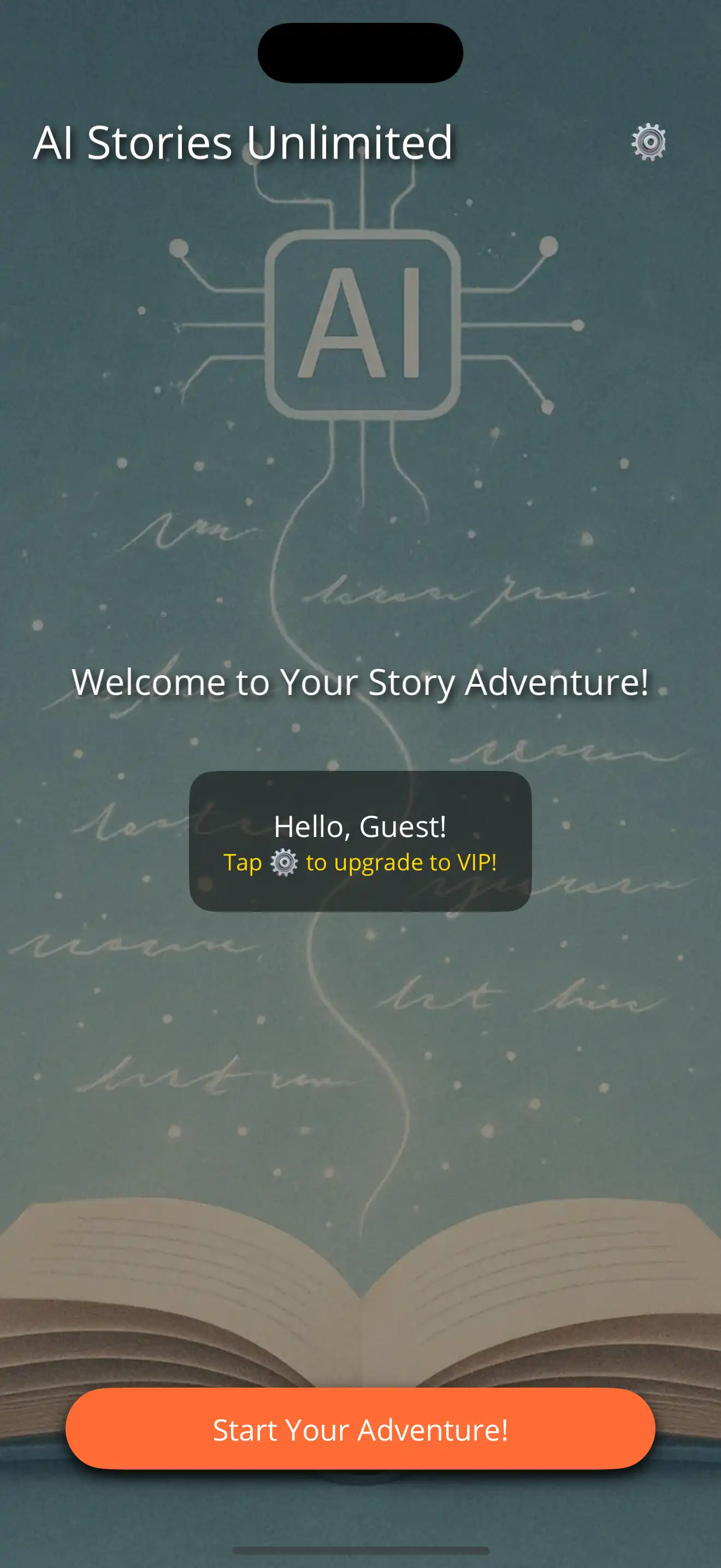 Welcome Screen
